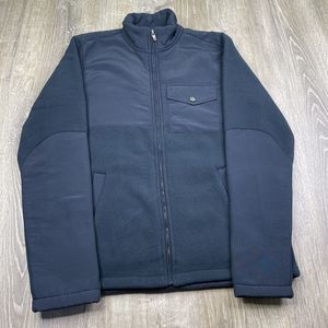 Vuori Men’s Morrow Sherpa Full Zip Jacket Blue Size Medium